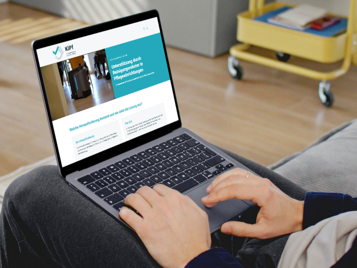 Innovative Lösungen aus der Pflegepraxis auf der KiPf-Webseite